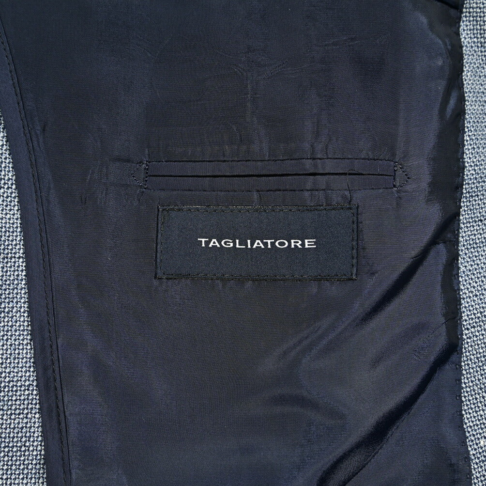 TAGLIATORE リネンコットン ダブルブレストジャケット
