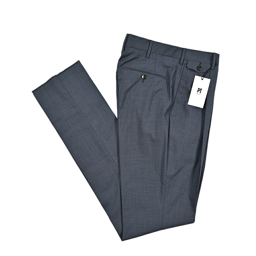 PT TORINO GENTLEMAN FIT ストレッチウール ワンタックスラックス