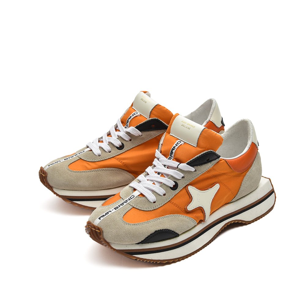 AMA BRAND ESSENCE ナイロン×スエードレザー プレミアムローカットスニーカー【日本限定モデル】｜395000 - A - 40｜GUARDAROBA MILANO OFFICIAL STORE