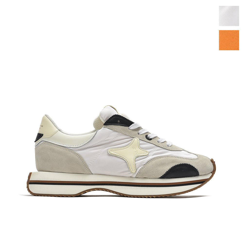 AMA BRAND ESSENCE ナイロン×スエードレザー プレミアムローカットスニーカー【日本限定モデル】｜395000 - A - 40｜GUARDAROBA MILANO OFFICIAL STORE