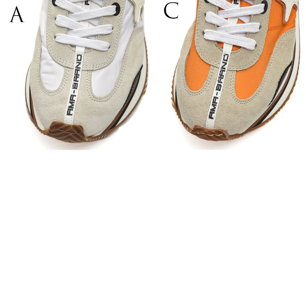 AMA BRAND ESSENCE ナイロン×スエードレザー プレミアムローカットスニーカー【日本限定モデル】｜395000 - A - 40｜GUARDAROBA MILANO OFFICIAL STORE