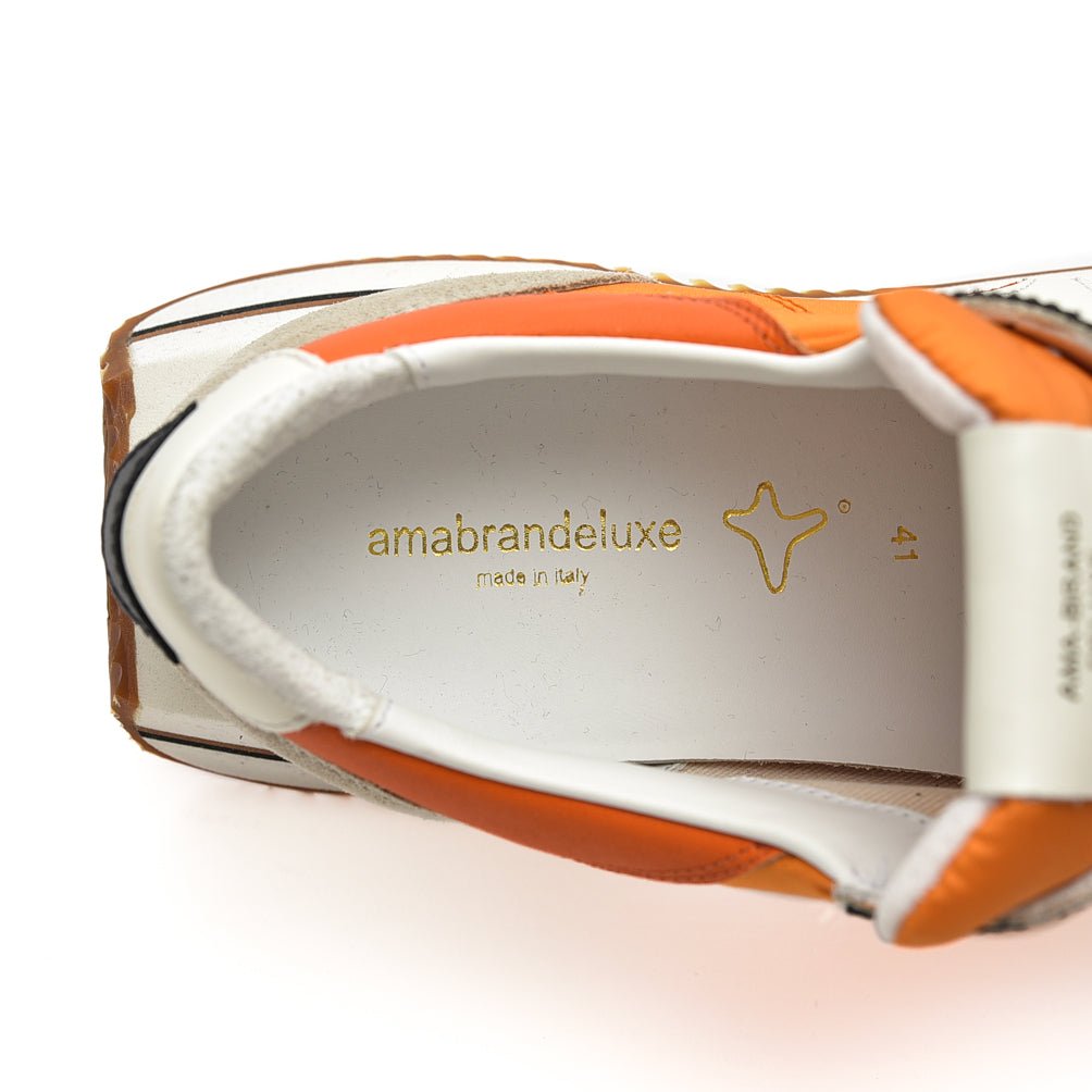 AMA BRAND ESSENCE ナイロン×スエードレザー プレミアムローカットスニーカー【日本限定モデル】｜395000 - A - 40｜GUARDAROBA MILANO OFFICIAL STORE