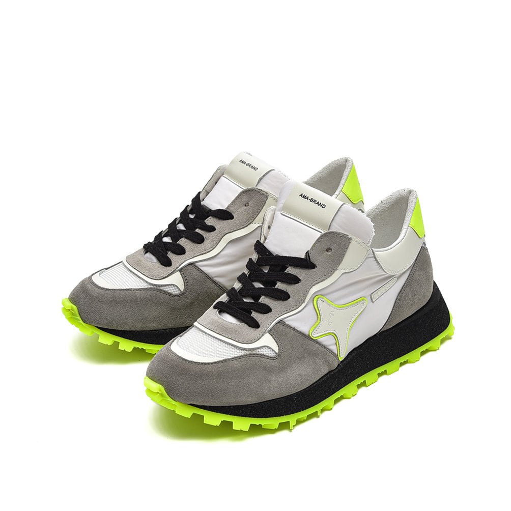 AMA BRAND SUPERun ナイロン×スエードレザー プレミアムローカットスニーカー｜395019 - 42｜GUARDAROBA MILANO OFFICIAL STORE