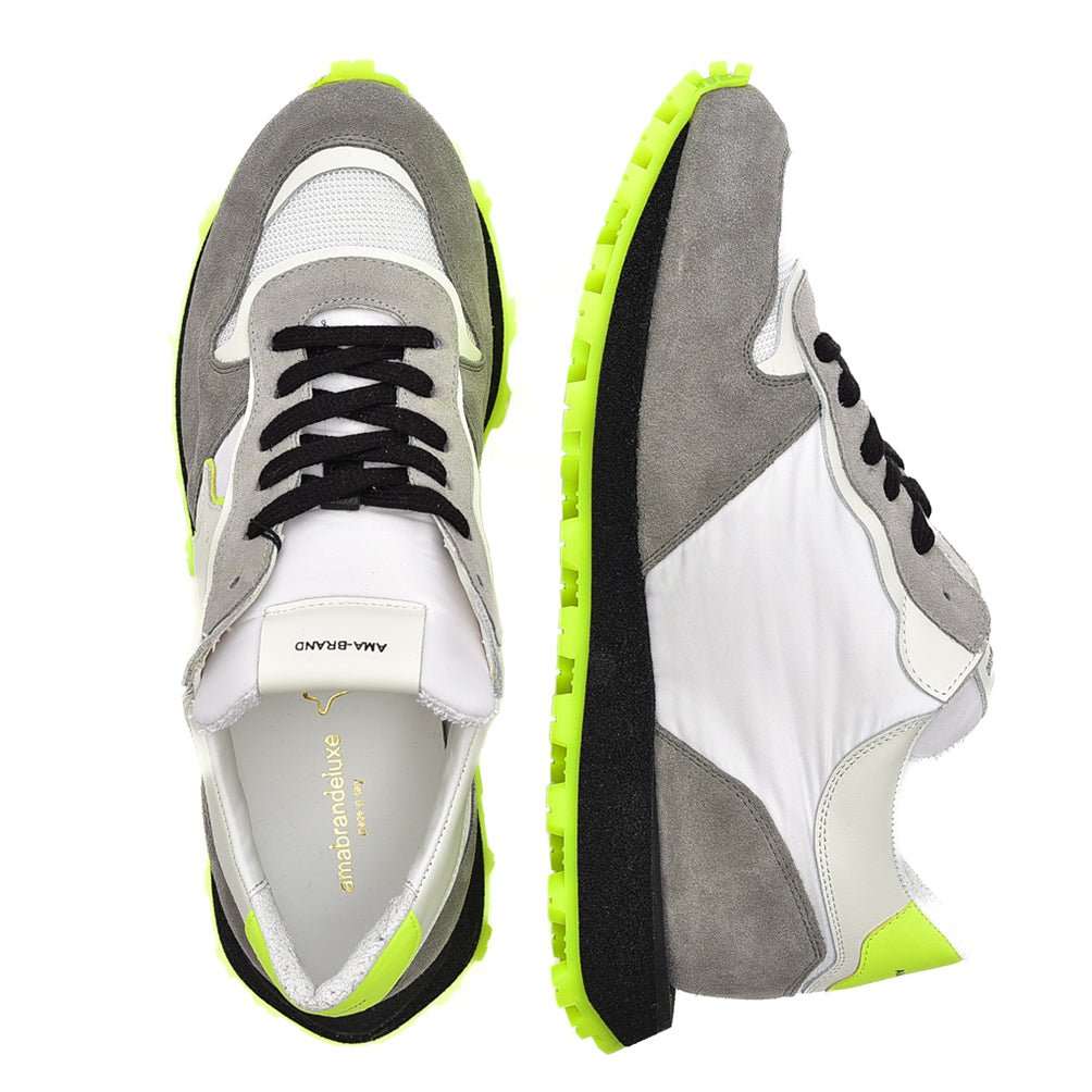 AMA BRAND SUPERun ナイロン×スエードレザー プレミアムローカットスニーカー｜395019 - 42｜GUARDAROBA MILANO OFFICIAL STORE