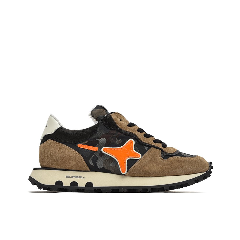 AMA BRAND SUPERun ナイロン×スエードレザー プレミアムローカットスニーカー｜395024 - A - 40｜GUARDAROBA MILANO OFFICIAL STORE