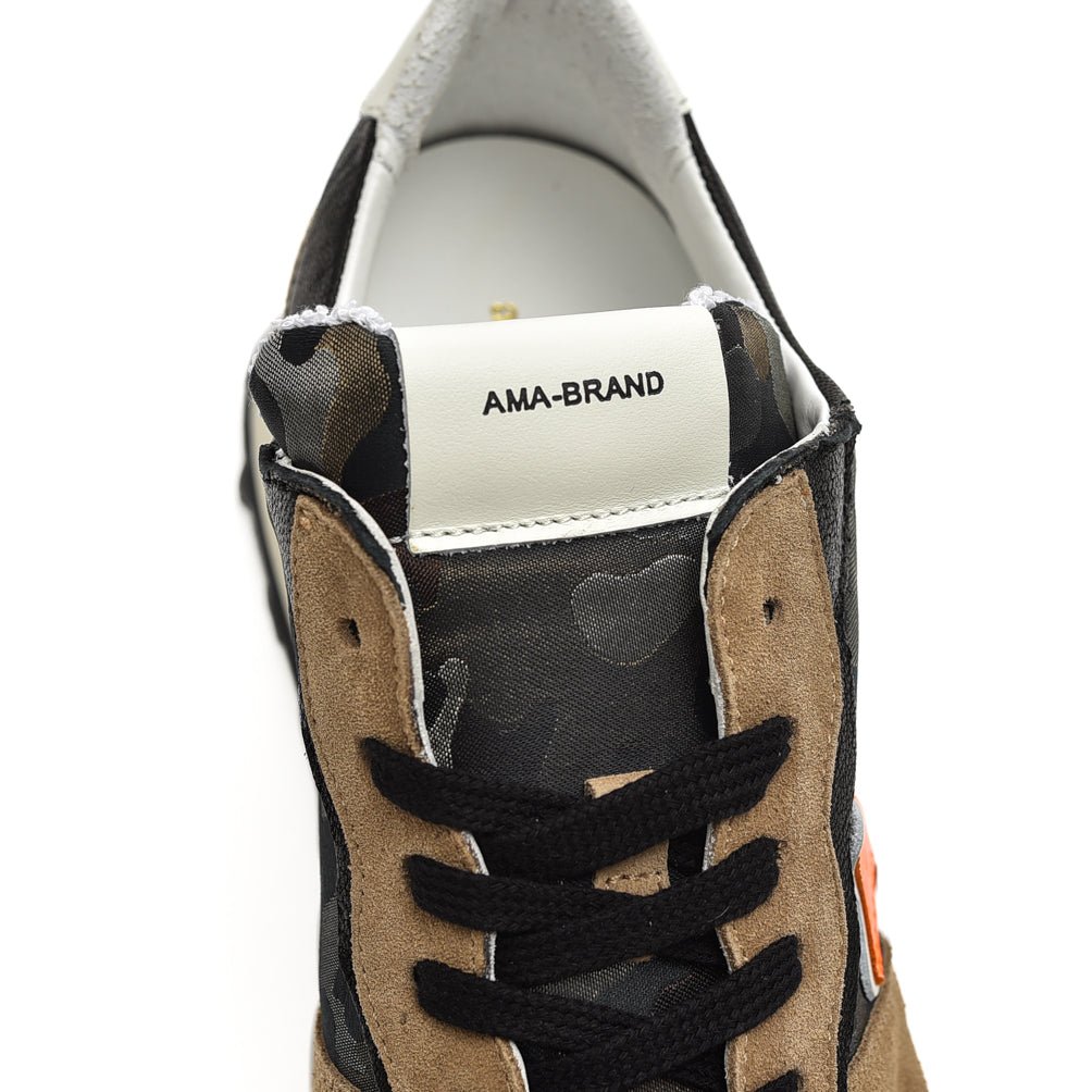 AMA BRAND SUPERun ナイロン×スエードレザー プレミアムローカットスニーカー｜395024 - A - 40｜GUARDAROBA MILANO OFFICIAL STORE