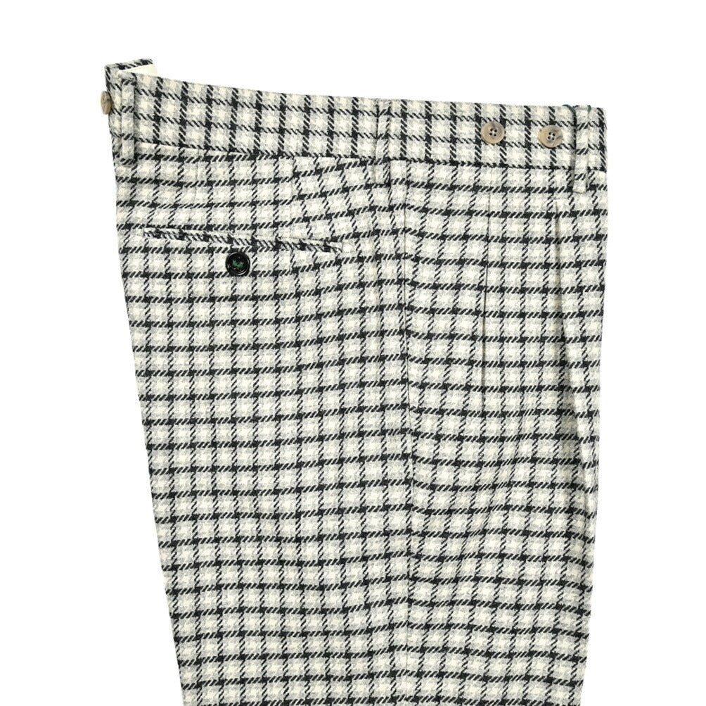 SALE｜BERWICH BARBER ヴァージンウールナイロン ツータックスラックス｜413527 - 48｜GUARDAROBA MILANO OFFICIAL STORE