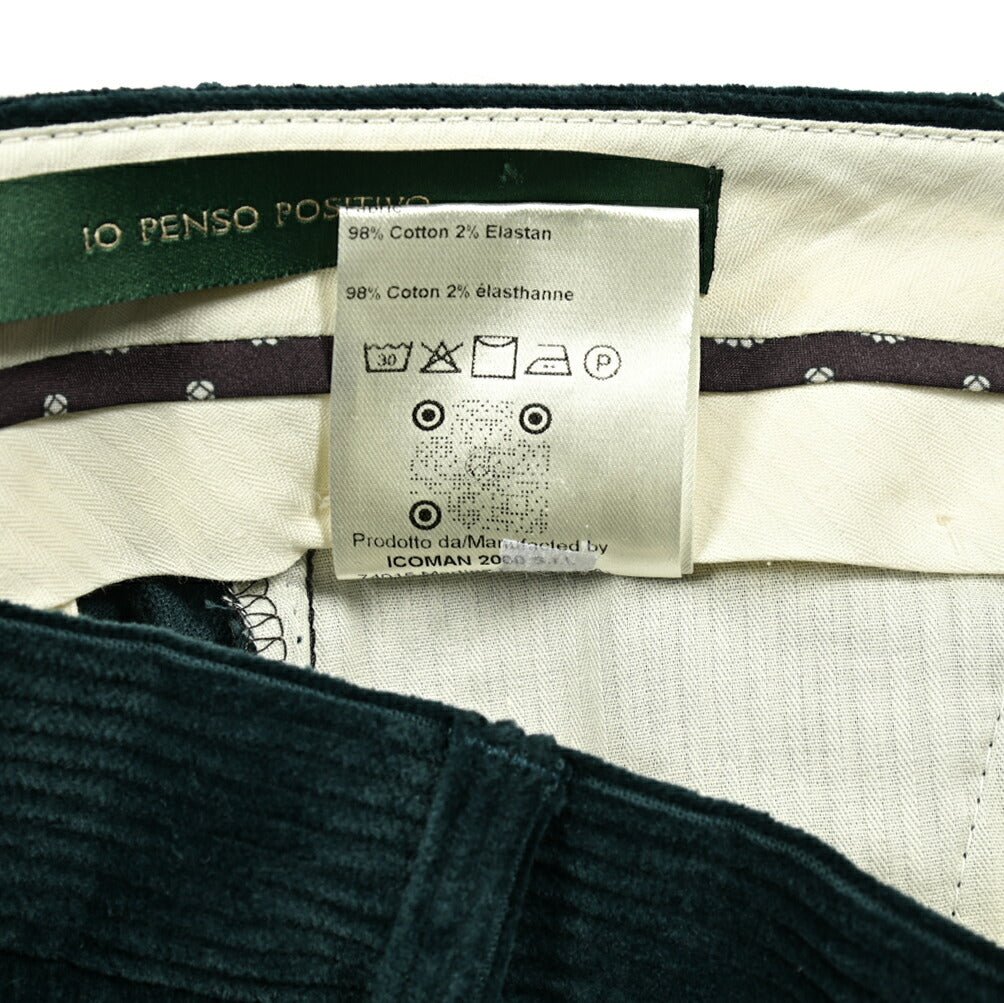 SALE｜BERWICH MORELLO ストレッチコットン 中畝コーデュロイノータックスラックス｜411999 - 48｜GUARDAROBA MILANO OFFICIAL STORE