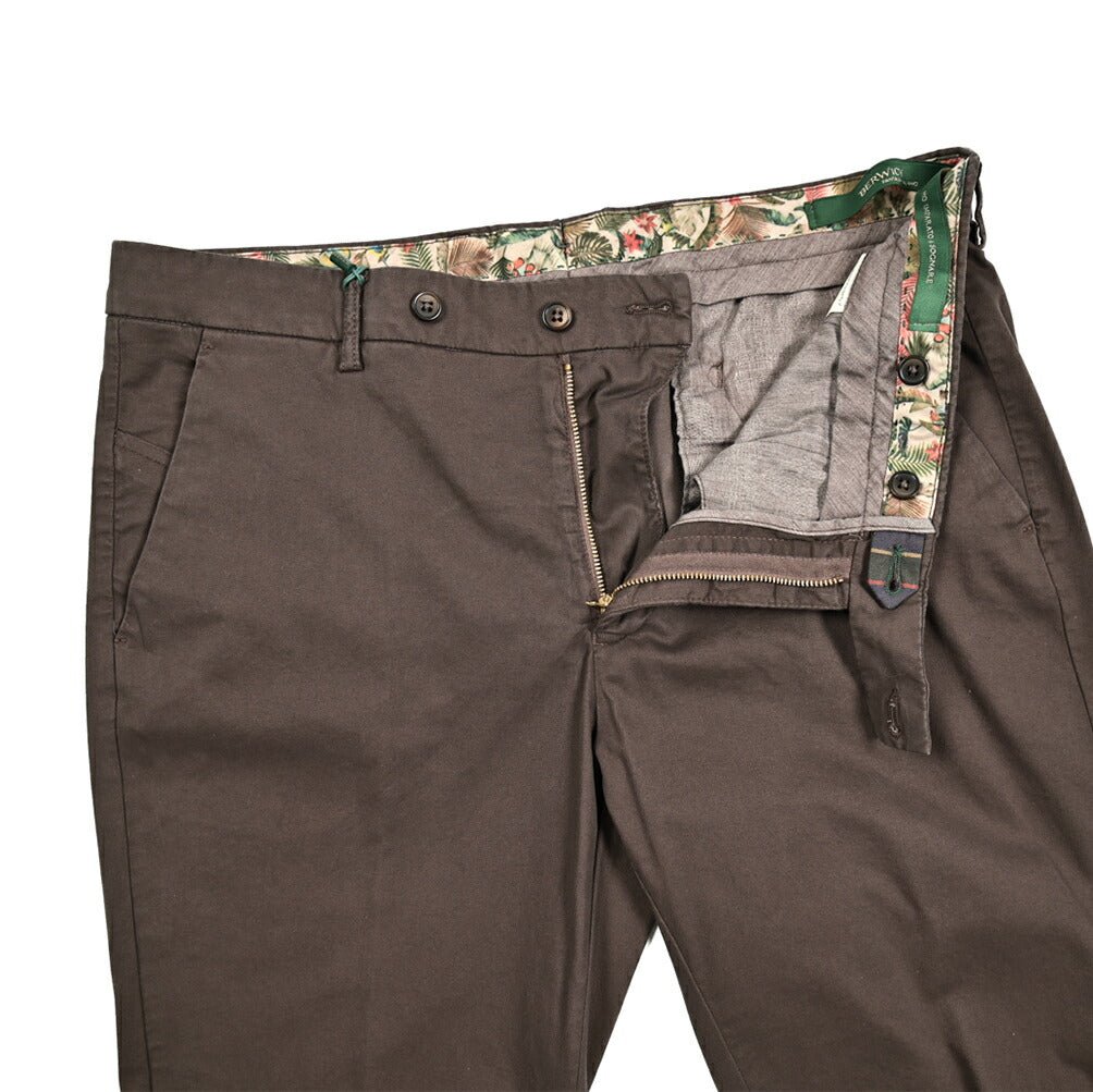SALE｜BERWICH MORELLO ストレッチコットン ノータックチノスラックス｜414308｜GUARDAROBA MILANO OFFICIAL STORE