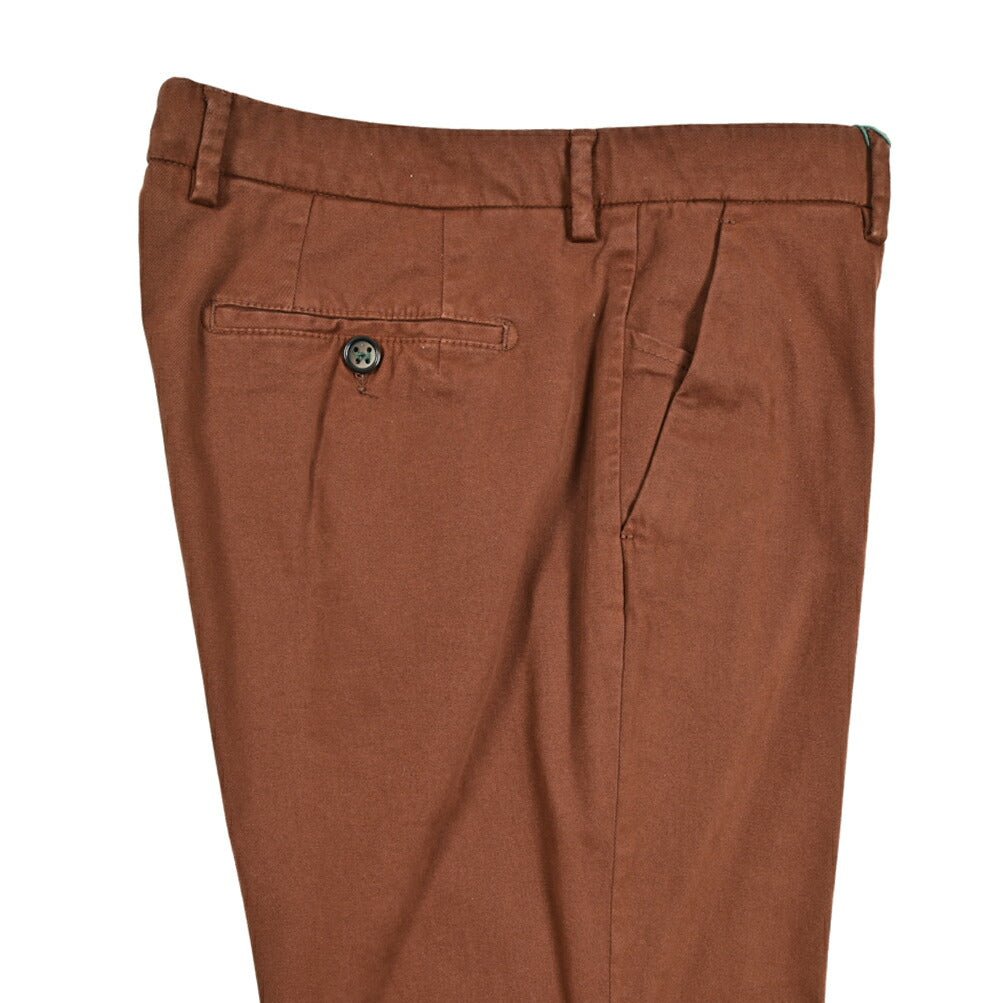 SALE｜BERWICH MORELLO ストレッチコットン ノータックチノスラックス｜414305｜GUARDAROBA MILANO OFFICIAL STORE