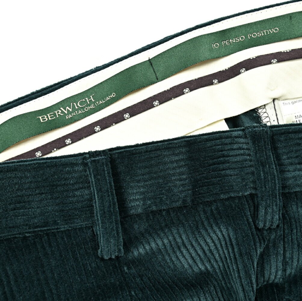 SALE｜BERWICH MORELLO ストレッチコットン 中畝コーデュロイノータックスラックス｜411999 - 48｜GUARDAROBA MILANO OFFICIAL STORE