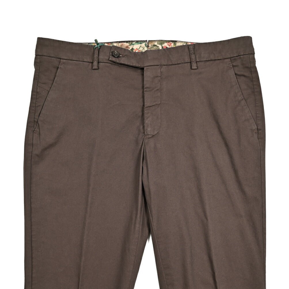 SALE｜BERWICH MORELLO ストレッチコットン ノータックチノスラックス｜414308｜GUARDAROBA MILANO OFFICIAL STORE