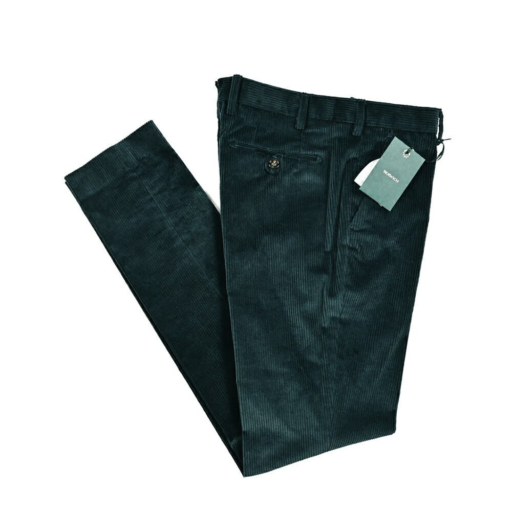 BERWICH MORELLO ストレッチコットン 中畝コーデュロイノータックスラックス｜411999 - 48｜GUARDAROBA MILANO OFFICIAL STORE