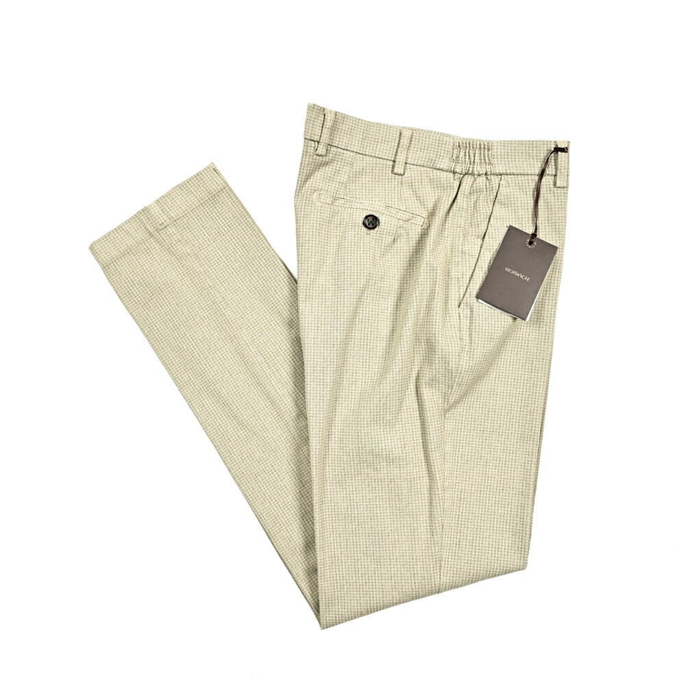 BERWICH MORELLO コットン ノータックチノスラックス｜411925 - 46｜GUARDAROBA MILANO OFFICIAL STORE