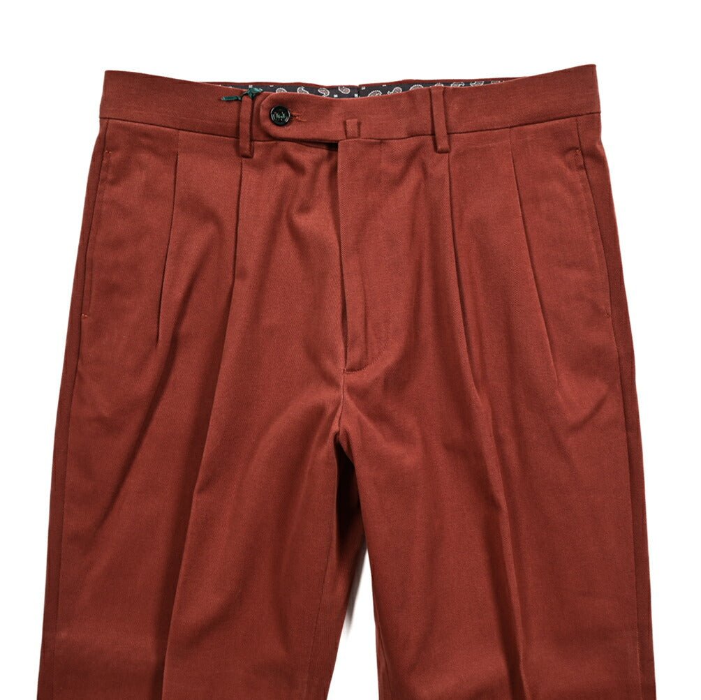 SALE｜BERWICH NEGRONI ストレッチコットン ツータックチノスラックス｜413489 - 46｜GUARDAROBA MILANO OFFICIAL STORE