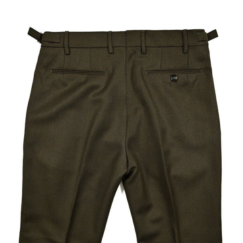 秋冬先行セール｜BERWICH "RETRO" ヴァージンウール100% ワンタックスラックス｜411844-50｜GUARDAROBA MILANO OFFICIAL STORE