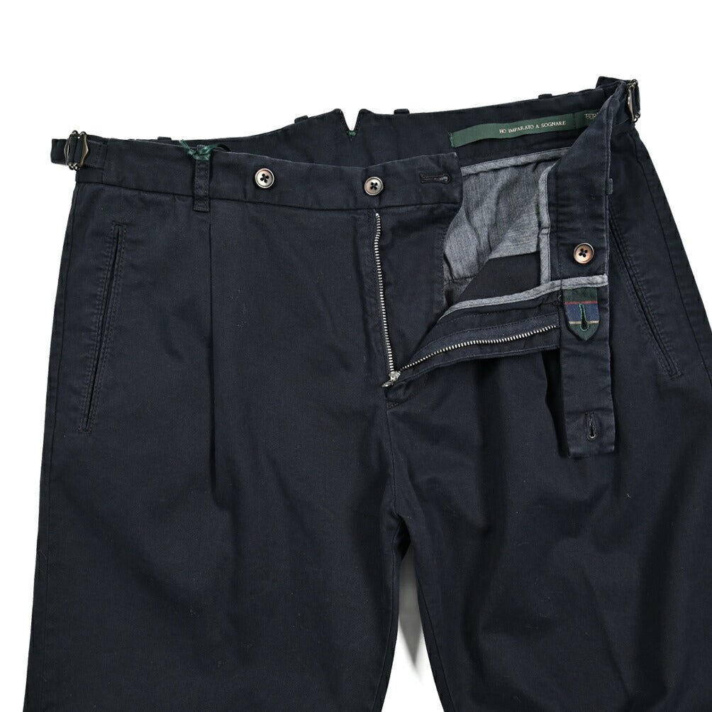 SALE｜BERWICH RETRO ストレッチコットン ワンタックチノスラックス｜414270 - 50｜GUARDAROBA MILANO OFFICIAL STORE