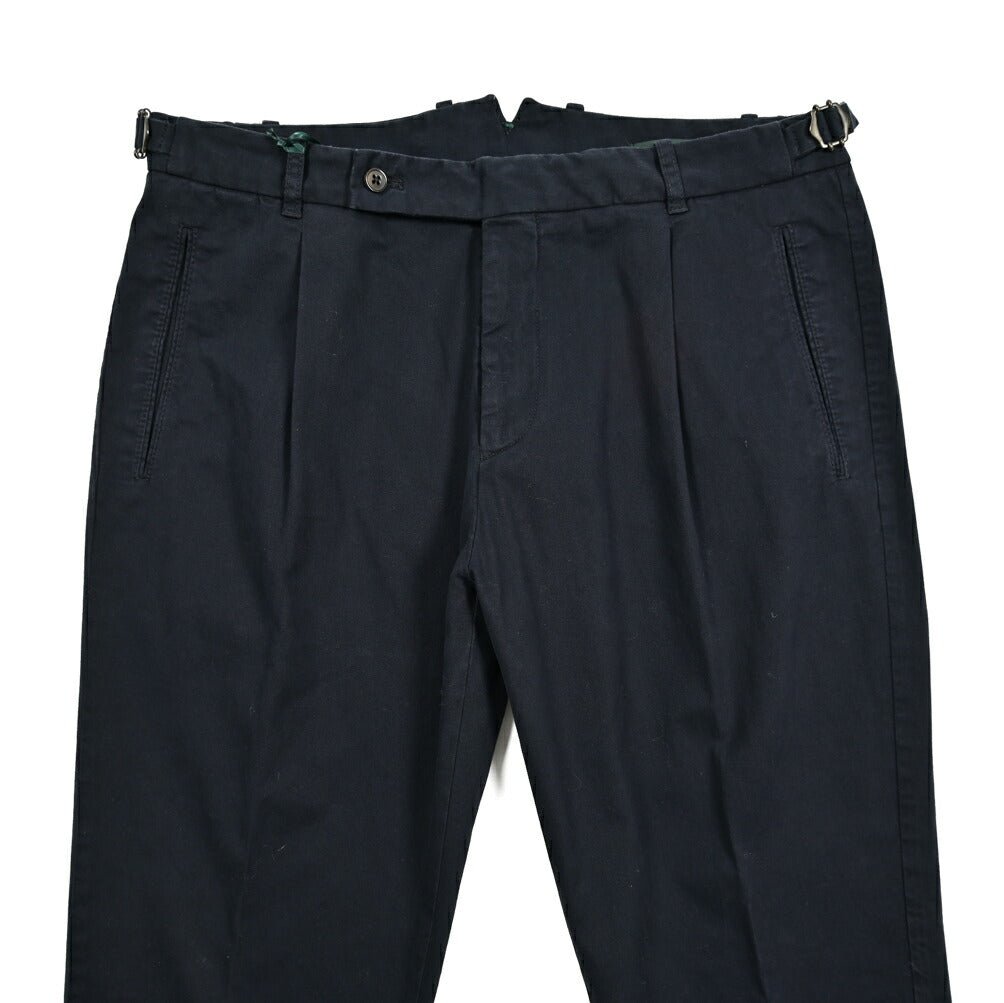 SALE｜BERWICH RETRO ストレッチコットン ワンタックチノスラックス｜414270 - 50｜GUARDAROBA MILANO OFFICIAL STORE