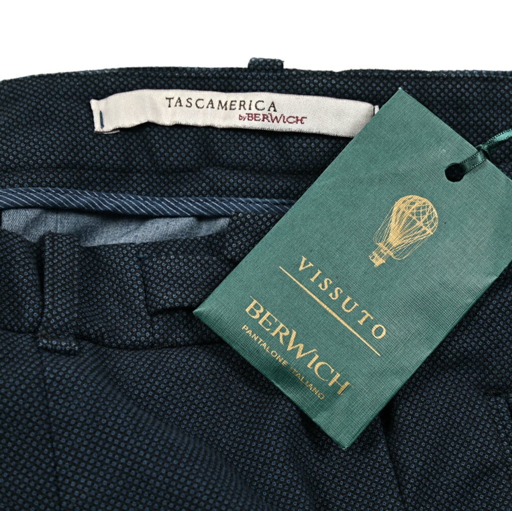 SALE｜BERWICH RETRO ストレッチコットン ワンタックスラックス｜414307｜GUARDAROBA MILANO OFFICIAL STORE