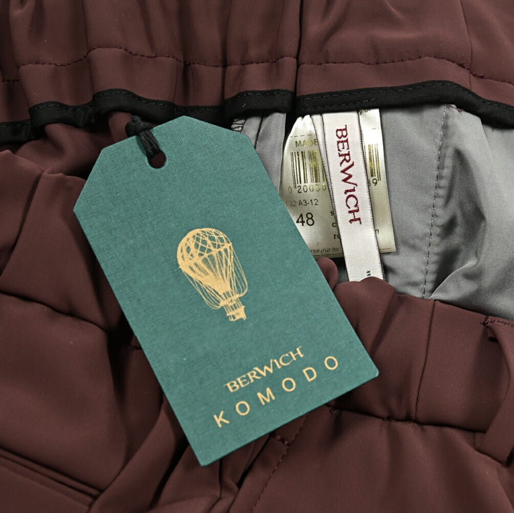 SALE｜BERWICH SPIAGGIA ストレッチポリエステル ドローコードイージースラックス｜414264 - 46｜GUARDAROBA MILANO OFFICIAL STORE