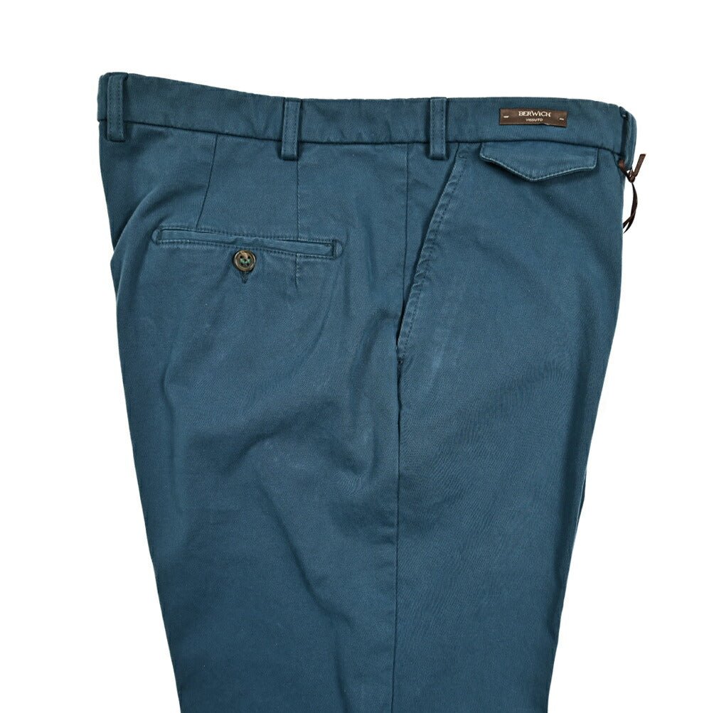 SALE｜BERWICH VULCANO Z ストレッチコットン ノータックチノスラックス｜414311｜GUARDAROBA MILANO OFFICIAL STORE