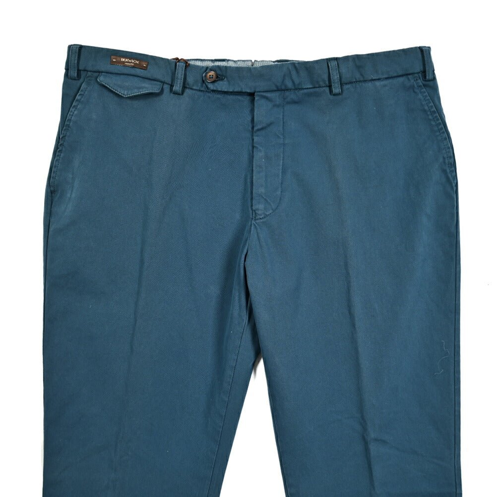 SALE｜BERWICH VULCANO Z ストレッチコットン ノータックチノスラックス｜414311｜GUARDAROBA MILANO OFFICIAL STORE