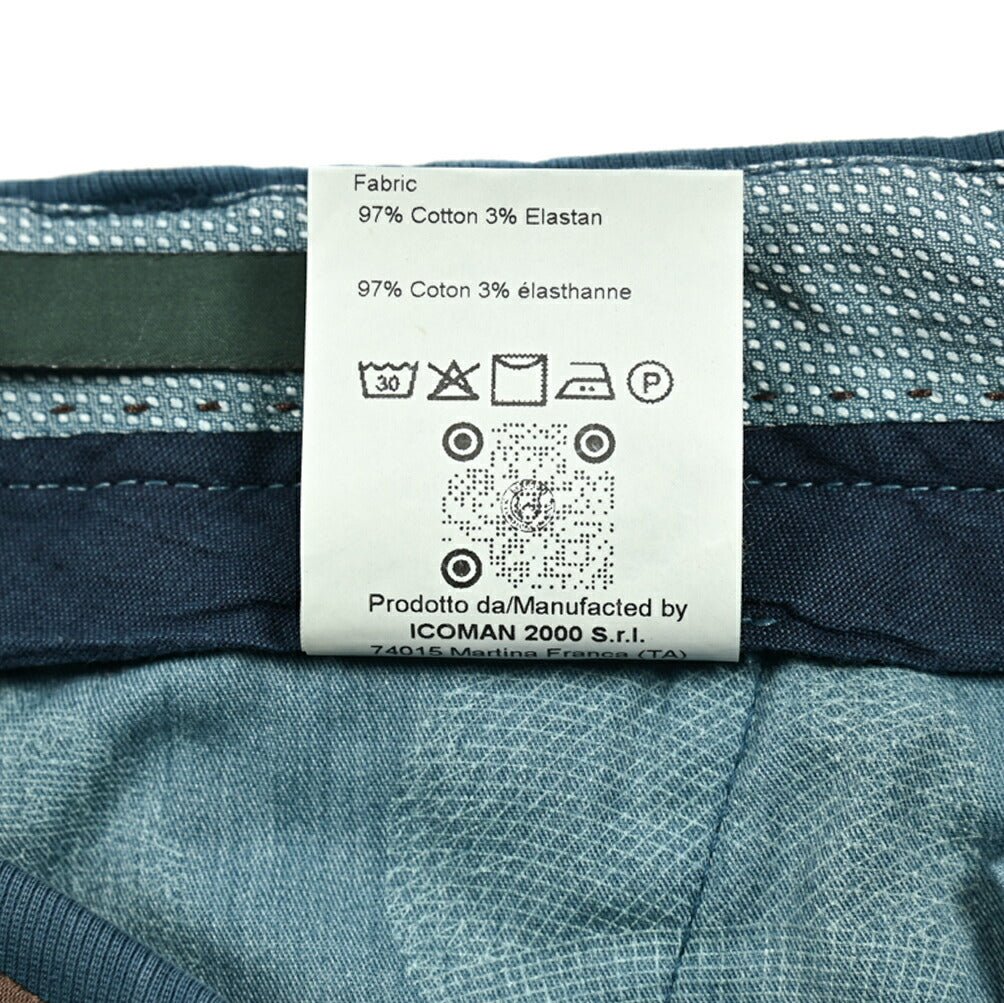 SALE｜BERWICH VULCANO Z ストレッチコットン ノータックチノスラックス｜414311｜GUARDAROBA MILANO OFFICIAL STORE