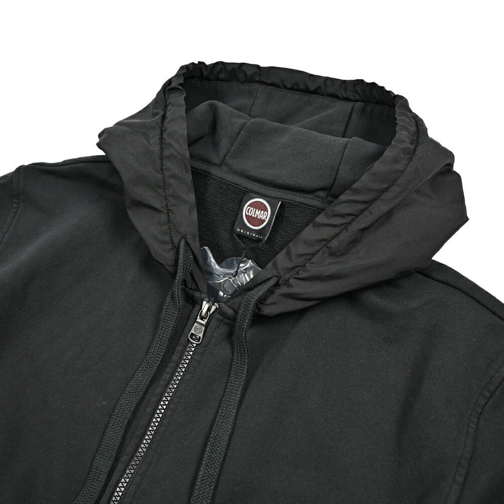 COLMAR ORGINALS 異素材コンビ ジップアップフーディー スウェットパーカー｜426133｜GUARDAROBA MILANO OFFICIAL STORE