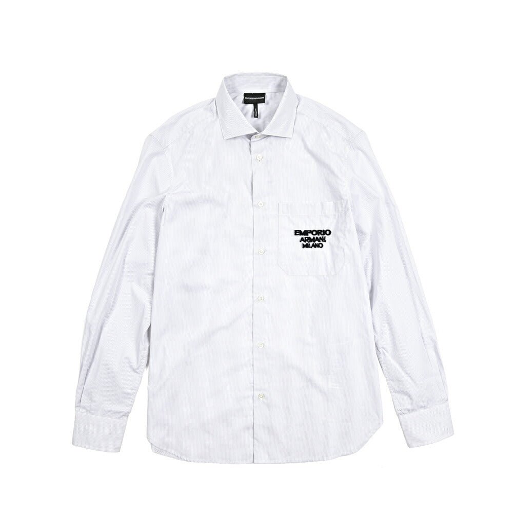 EMPORIO ARMANI コットン100% レギュラーフィットシャツ｜426440｜GUARDAROBA MILANO OFFICIAL STORE