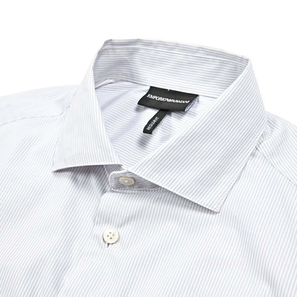 EMPORIO ARMANI コットン100% レギュラーフィットシャツ｜426440｜GUARDAROBA MILANO OFFICIAL STORE