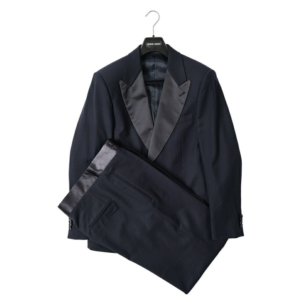GIORGIO ARMANI ウール100% 2Bシングルタキシードスーツ｜391232 - 48｜GUARDAROBA MILANO OFFICIAL STORE