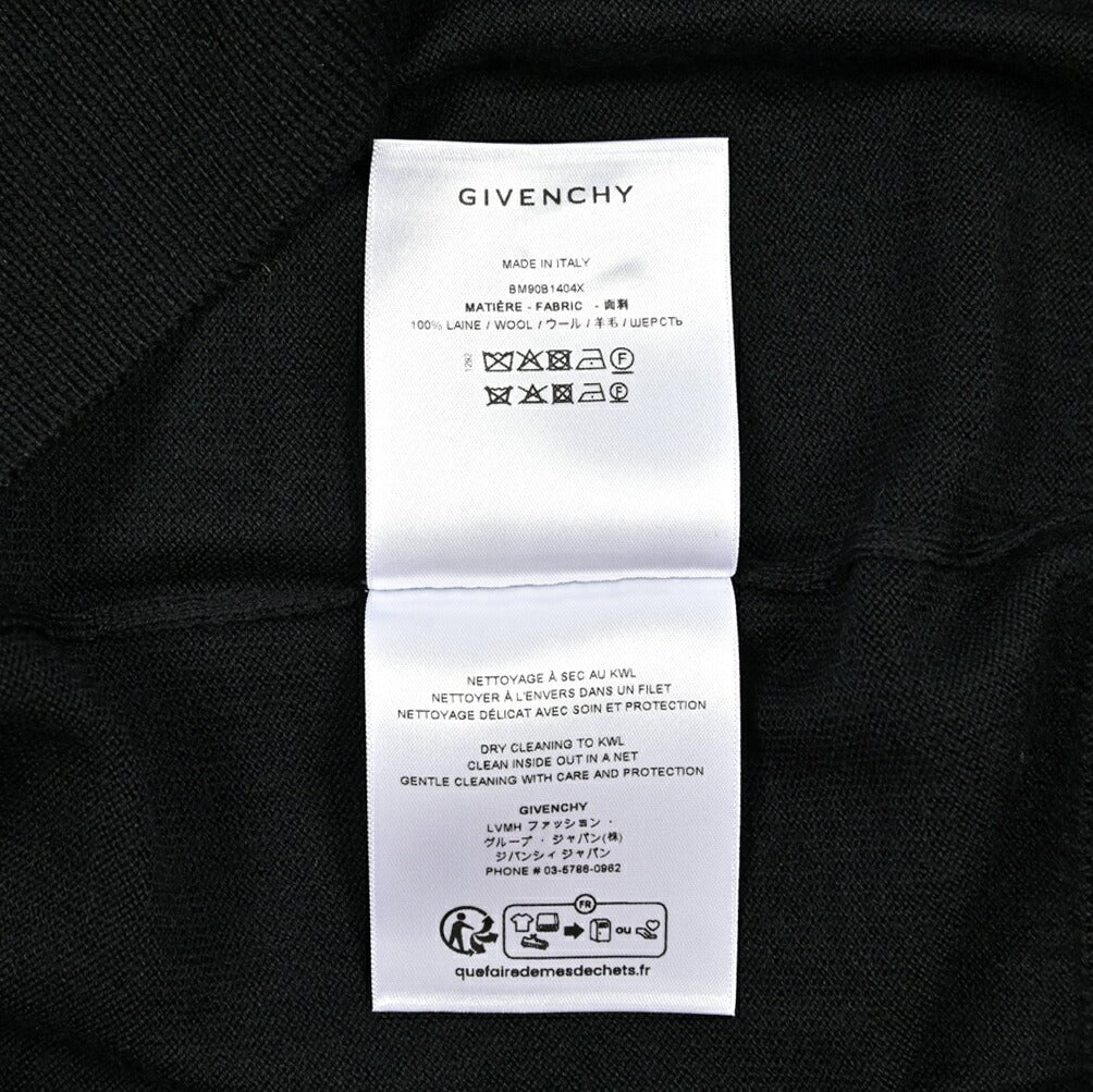 SALE｜GIVENCHY ウール100% クルーネックハイゲージニットセーター｜415845｜GUARDAROBA MILANO OFFICIAL STORE