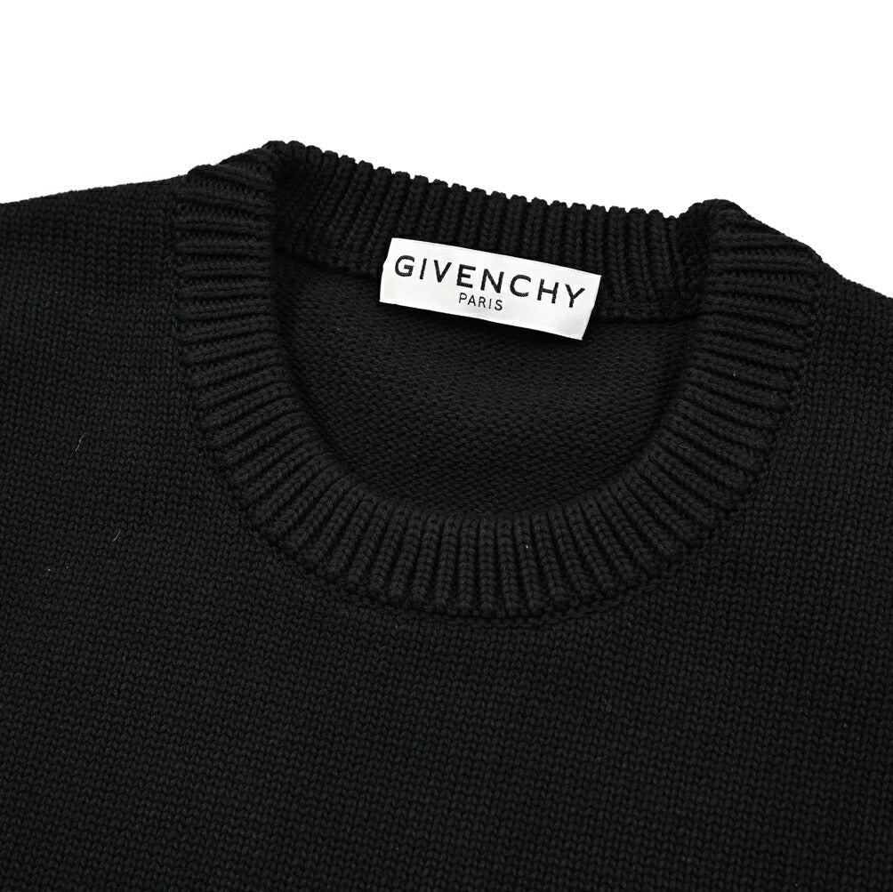SALE｜GIVENCHY コットン100% クルーネックミドルゲージニットセーター｜415842 - M｜GUARDAROBA MILANO OFFICIAL STORE