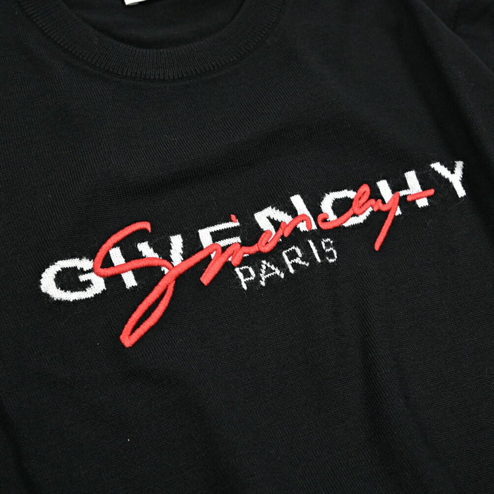 SALE｜GIVENCHY ウール100% クルーネックハイゲージニットセーター｜415845｜GUARDAROBA MILANO OFFICIAL STORE