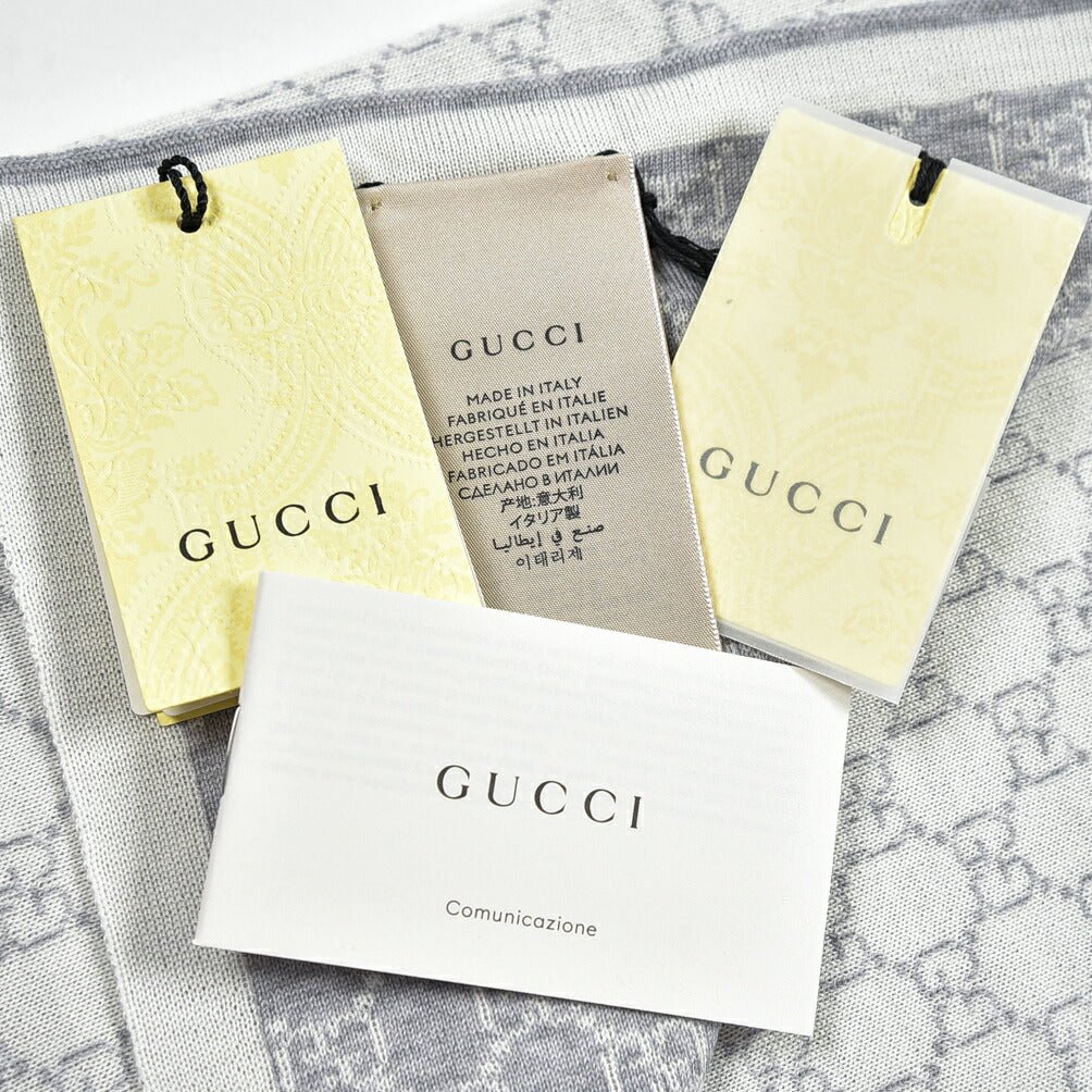 ≪レディース≫ GUCCI ウール100% GGパターン ウールブランケット(ひざ掛け)｜383686｜GUARDAROBA MILANO OFFICIAL STORE