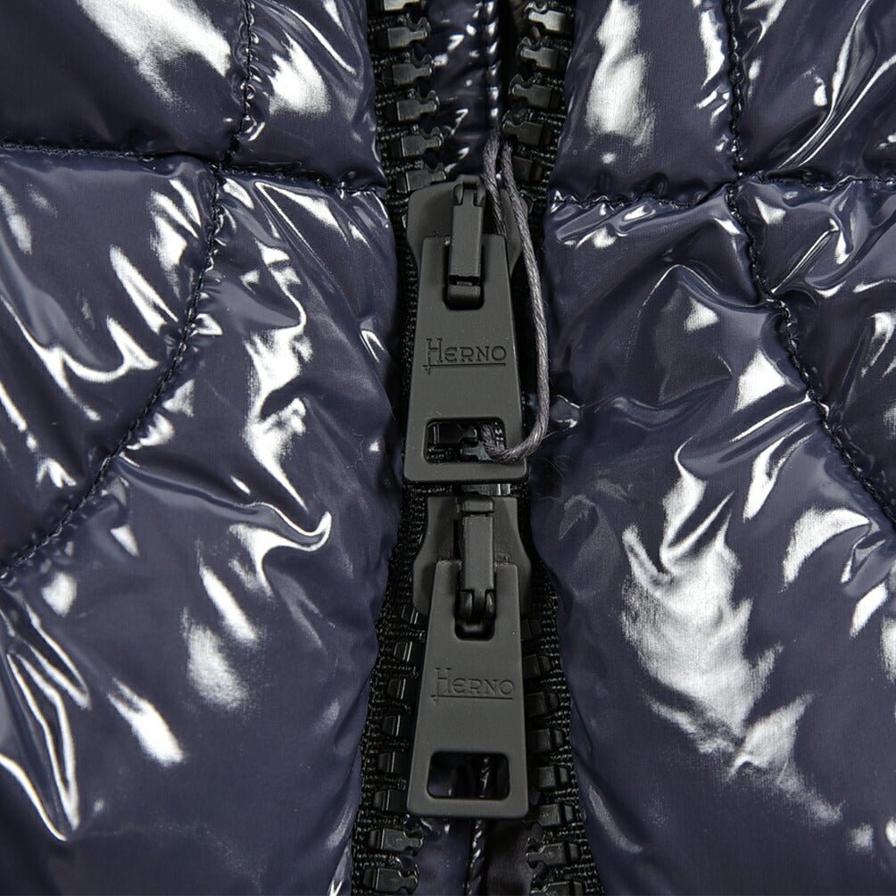SALE｜HERNO GLOSS ラッカーナイロン ダウンベストフーディー｜384561 - 44｜GUARDAROBA MILANO OFFICIAL STORE