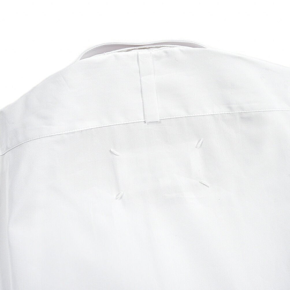 Maison Margiela コットン100% ウィングカラーブザムシャツ｜383482 - 43｜GUARDAROBA MILANO OFFICIAL STORE