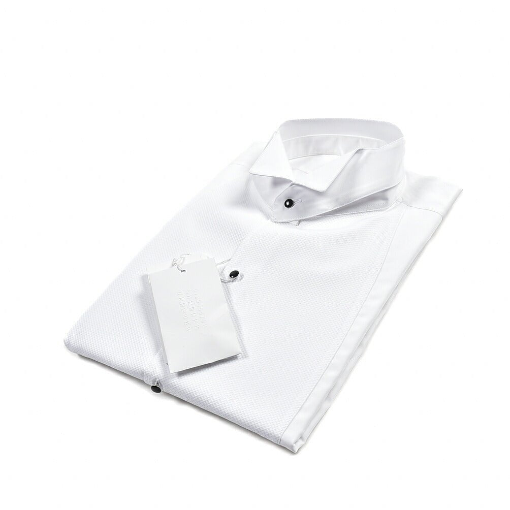 Maison Margiela コットン100% ウィングカラーブザムシャツ｜383482 - 43｜GUARDAROBA MILANO OFFICIAL STORE