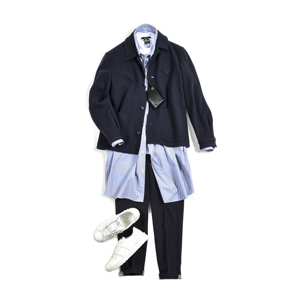 Maison Margiela オーガニックコットン100% BDオックスフォードロングシャツ｜383448 - 41｜GUARDAROBA MILANO OFFICIAL STORE