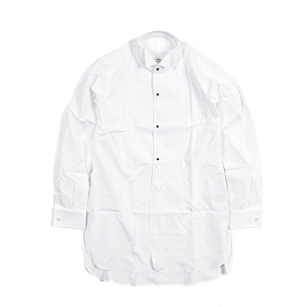 Maison Margiela コットン100% ウィングカラーブザムシャツ｜383482 - 43｜GUARDAROBA MILANO OFFICIAL STORE