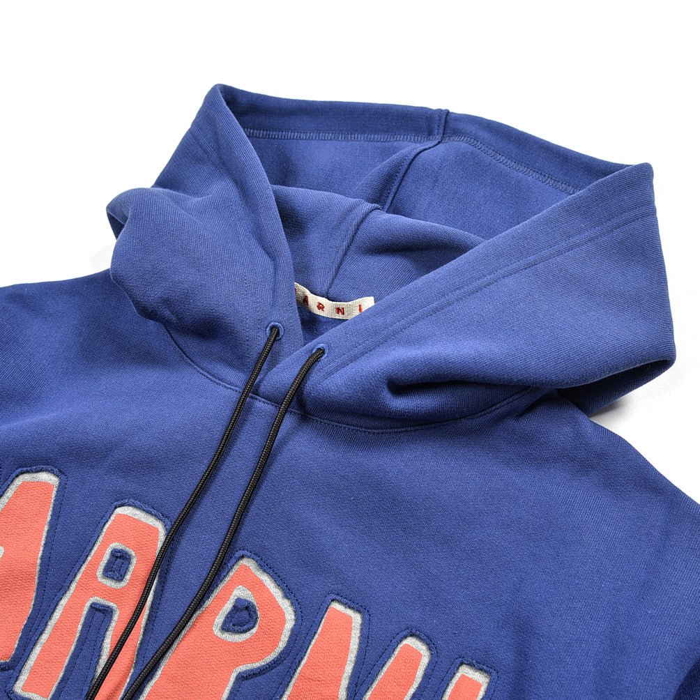 MARNI コットン100% 裏起毛プルオーバースウェットロゴパーカー｜384823 - B - 48｜GUARDAROBA MILANO OFFICIAL STORE