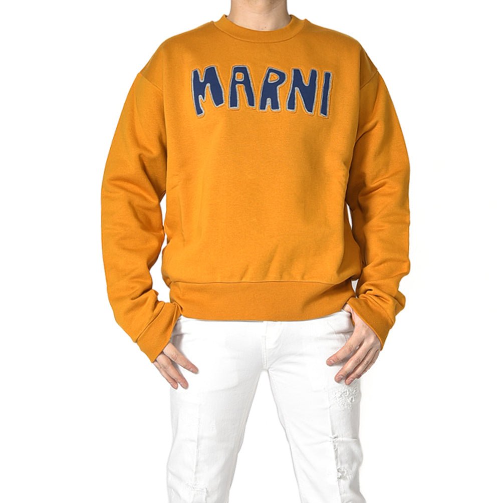 MARNI コットン100% ロゴ入り裏起毛スウェットシャツ｜384815 - 50｜GUARDAROBA MILANO OFFICIAL STORE