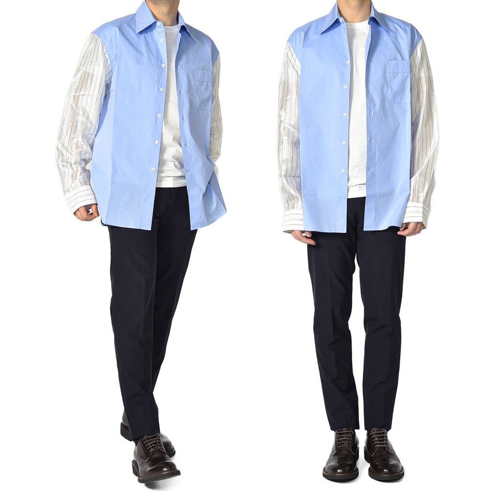 MARNI コットン100% ポプリン切り替えシャツ｜386021 - 48｜GUARDAROBA MILANO OFFICIAL STORE