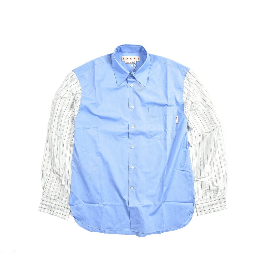 MARNI コットン100% ポプリン切り替えシャツ｜386021 - 48｜GUARDAROBA MILANO OFFICIAL STORE