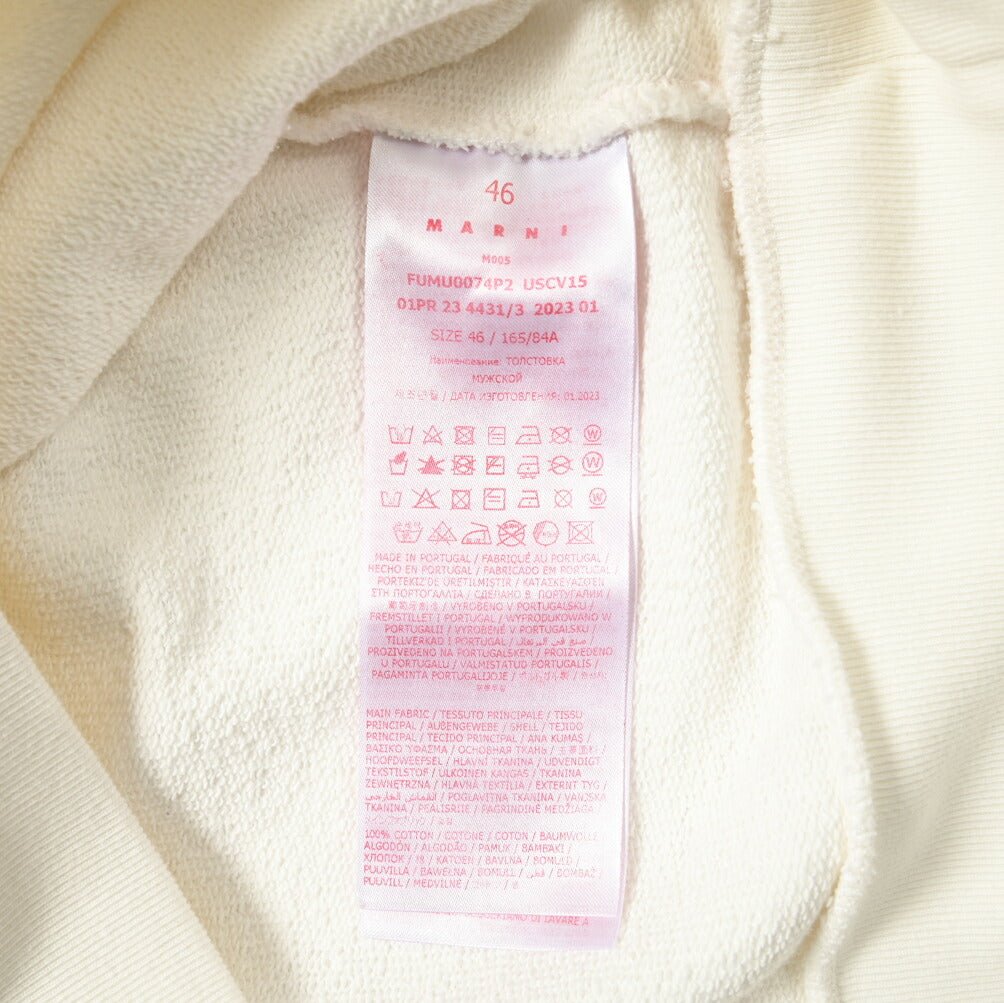 MARNI 3D MARNIプリントロゴ コットン100% スウェットシャツ｜391247 - 52｜GUARDAROBA MILANO OFFICIAL STORE