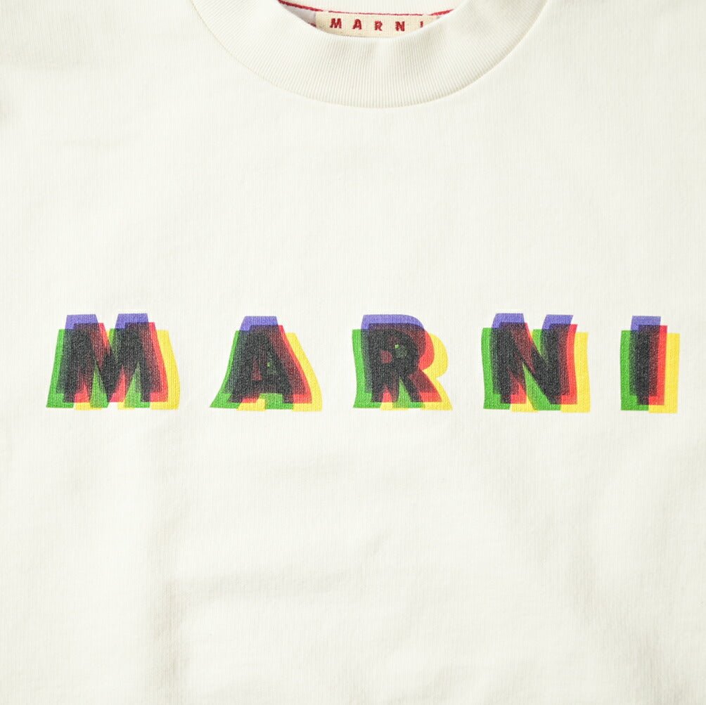 MARNI 3D MARNIプリントロゴ コットン100% スウェットシャツ｜391247 - 52｜GUARDAROBA MILANO OFFICIAL STORE