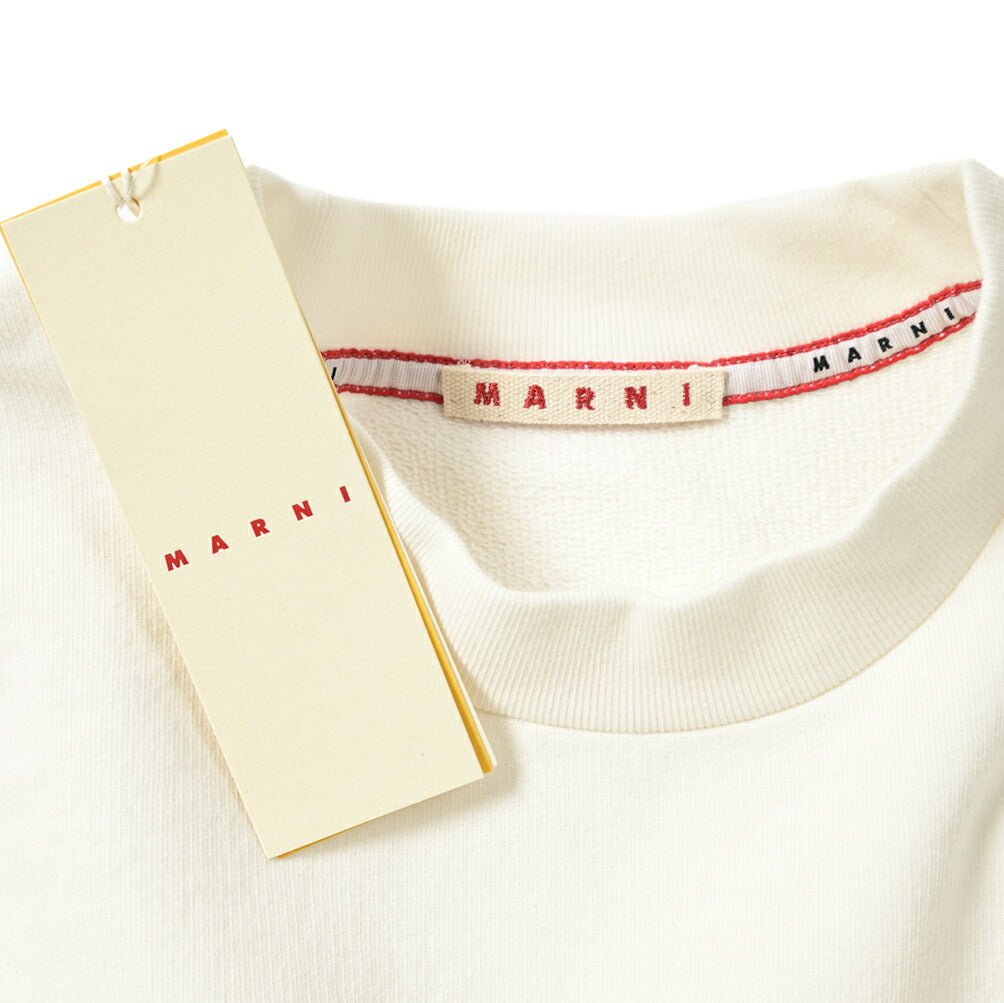 MARNI 3D MARNIプリントロゴ コットン100% スウェットシャツ｜391247 - 52｜GUARDAROBA MILANO OFFICIAL STORE