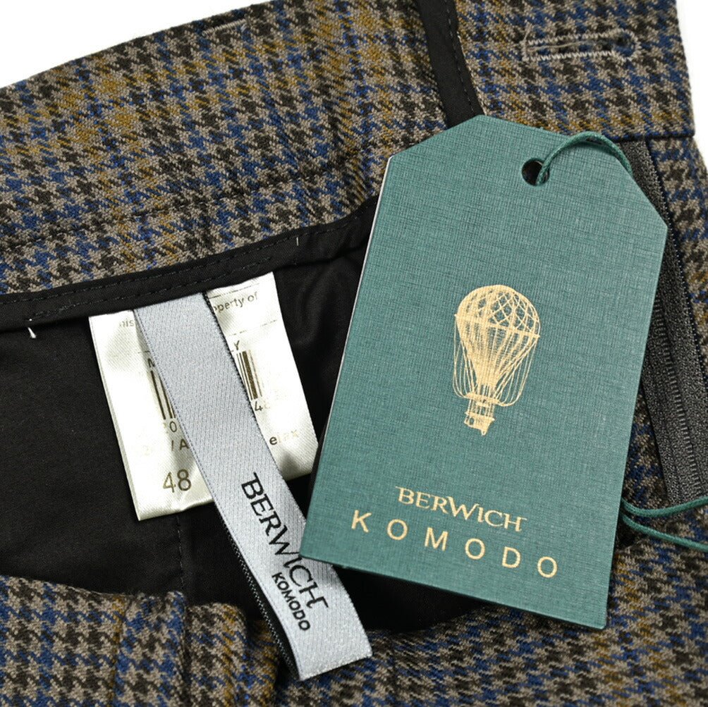 SALE｜BERWICH MORELLO ウール100% ナチュラルストレッチノータックスラックス｜413349 - 46｜GUARDAROBA MILANO OFFICIAL STORE