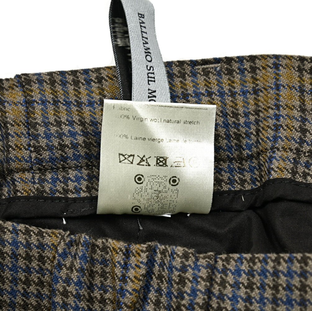 SALE｜BERWICH MORELLO ウール100% ナチュラルストレッチノータックスラックス｜413349 - 46｜GUARDAROBA MILANO OFFICIAL STORE