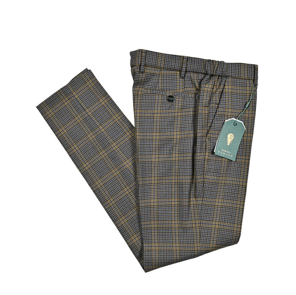 BERWICH MORELLO ウール100% ナチュラルストレッチノータックスラックス｜413349 - 46｜GUARDAROBA MILANO OFFICIAL STORE